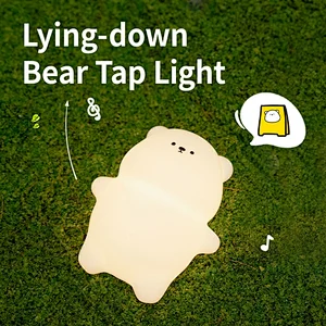 Lazy Bear Stuffed Animal Soft and Huggable for All Ages Children Night Light