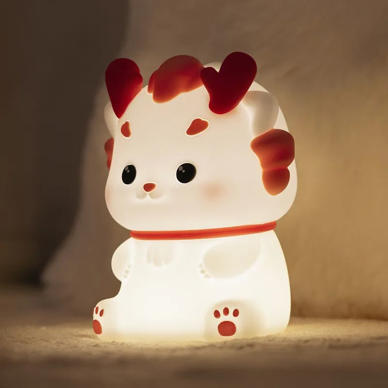 Mini Dragon LED Night Lamp Portable and Rechargeable for Kids Selling Lights for Home