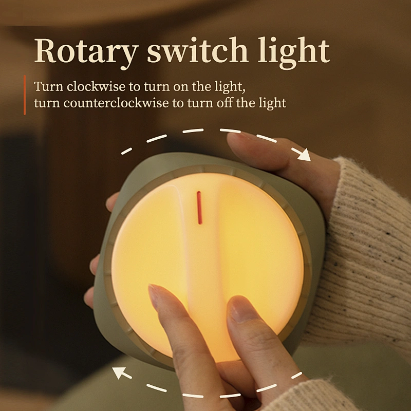 Rechargeable Mini LED Nightlight Portable USB Wall-Mounted Lamp Modern Night Light Cute Decor Home Livingroom Lamp