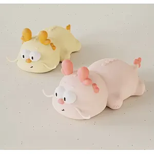 ICARER FAMILY Cartoon Night Light Animal Dragon Shape Cute Night Light for Kids Pat Design Silicone Night Light for Kids Gift