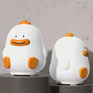 ICARER FAMILY Duck Night Light Lamp Touch Function for Silicone Night Light for Kids with Aromatherapy Humidifier Home Use