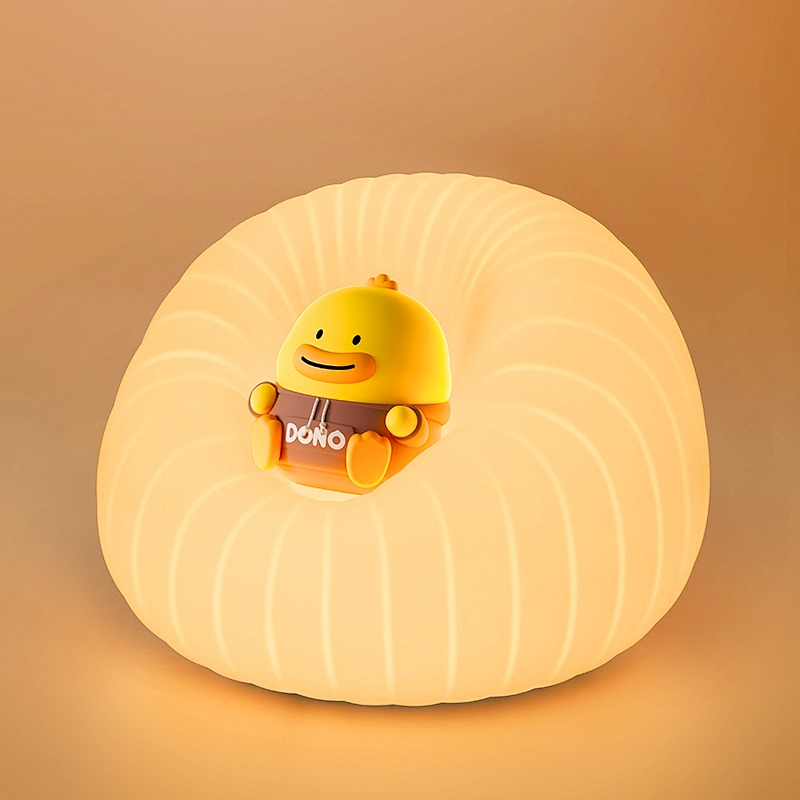 Factory USB Charge Touch Sensor Eye Protection Cute Cartoon Table LED Sofa Lamp Light up Silicone Animal Night Light