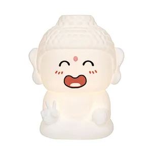 Soft Glow Zen Youth LED Lamp  USB Rechargeable Night Light for Peaceful Atmosphere