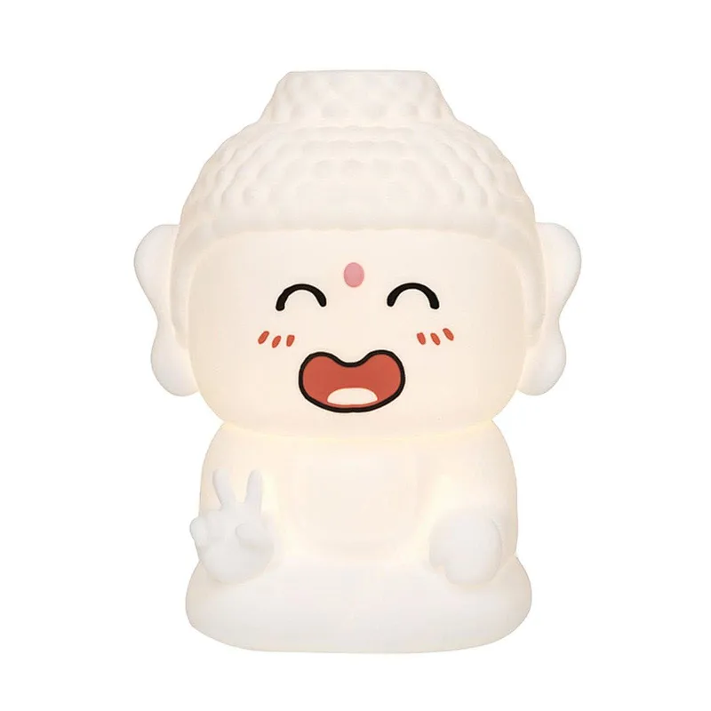 Soft Glow Zen Youth LED Lamp  USB Rechargeable Night Light for Peaceful Atmosphere