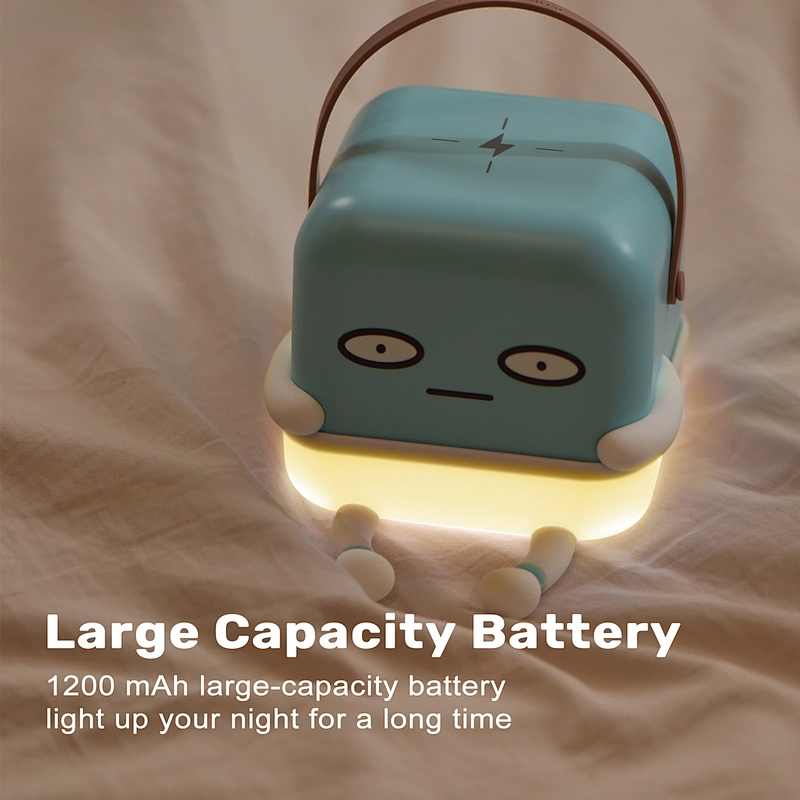 Baby Night Light With Wireless Charger Function Cute Desk Lamp