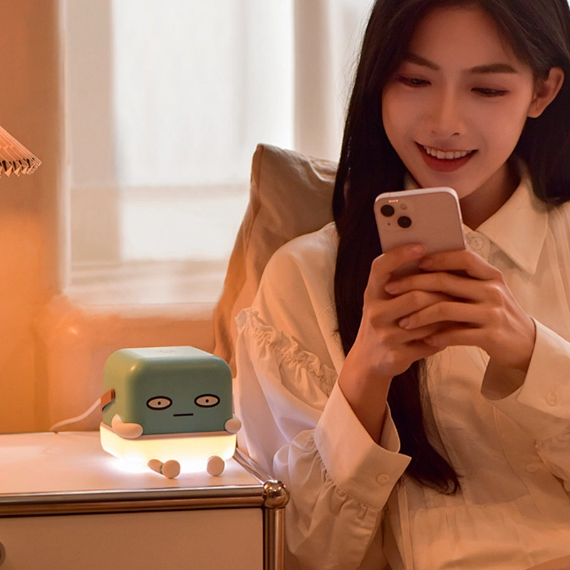 Wholesale LED Rechargeable Smart Night Light Creative Decorative ABS Animal Led Lamp for Bedroom Lamparas Led Night Light