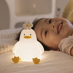 2024 New Pat Light Environmental protection Silicone Night Light Cute Decoration Bedroom Touch One Clap Bright Creative Gifts
