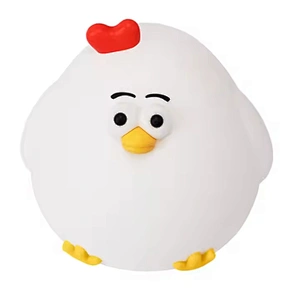 Kawaii Chicken Tap Dimmable Kids Desk LampTable Home Decor Bedside Animal Night Light for Children