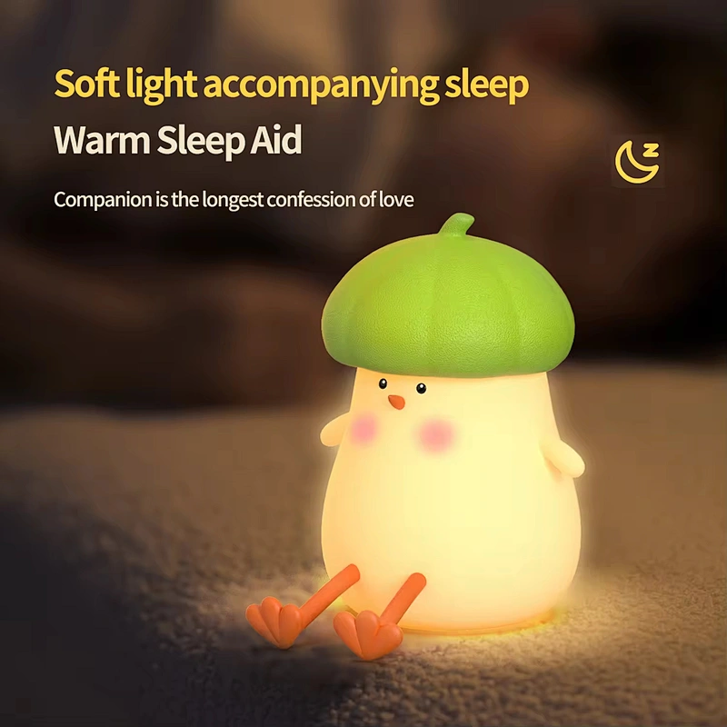 Cute Kids Chicken Silicone Bedside Table Lamp Home Decor Led Light for Room Animal Night Light for Kids Baby Children