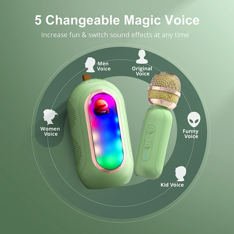 ICARER FAMILY Mini Wireless Speaker BT 5.3 Version 2200mAh Large Capacity Speakers Portable