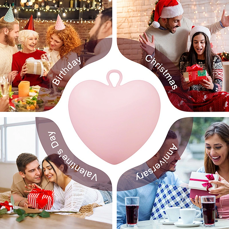 ICARER FAMILY LED Night Light Family Love Mini USB Rechargeable Silicone Lamp with Switch Valentine's Day Gift