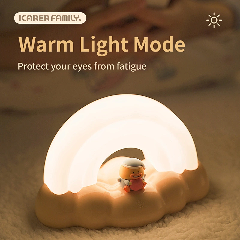 ICARER FAMILY Christmas Gift Home Room Decorative Lights Rechargeable Cute Smart Lamp for Children Kids Baby