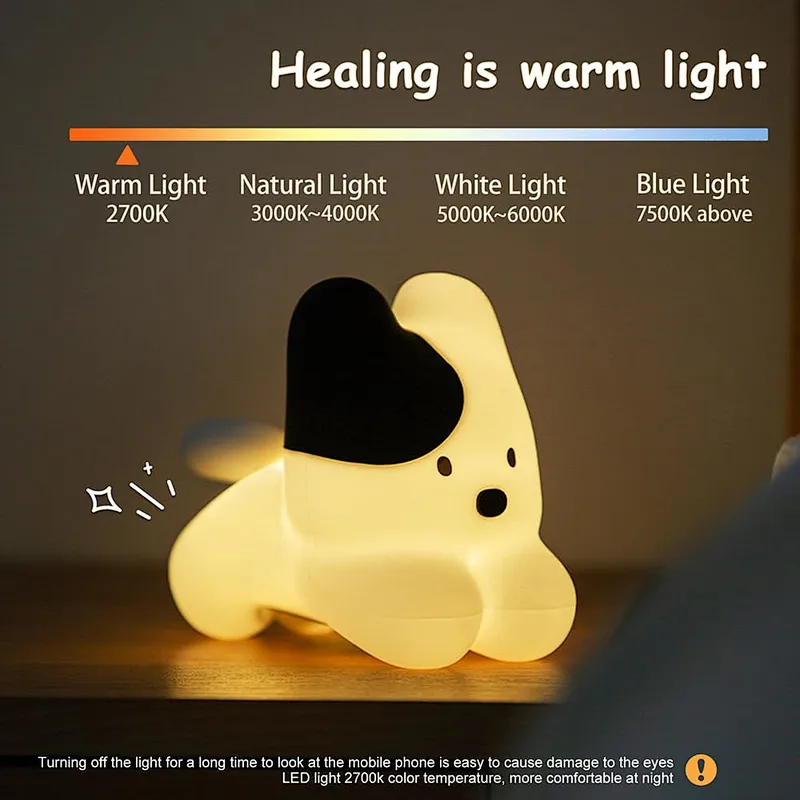 2025 Creative Cute Flying Cat Night Light Soft Touch Silicone with Warm White Light Small Cat Bedroom Lamp for Girls