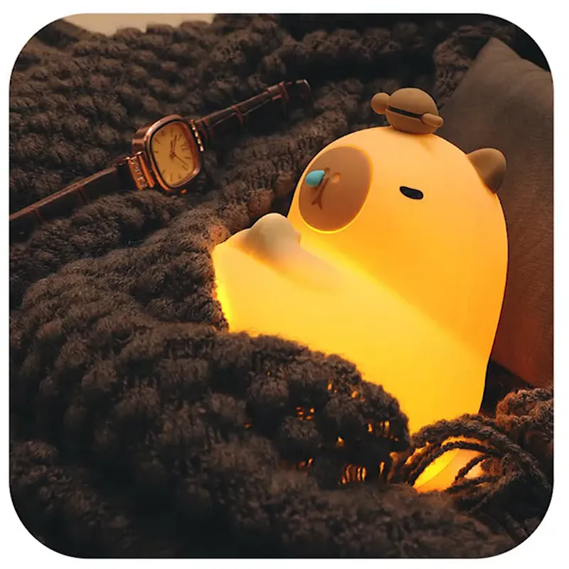 Wholesale Modern Pat Animal Lights and Lighting Nursing Home Cute Silicon Lamp Led Bedroom Night Lights for Living Room