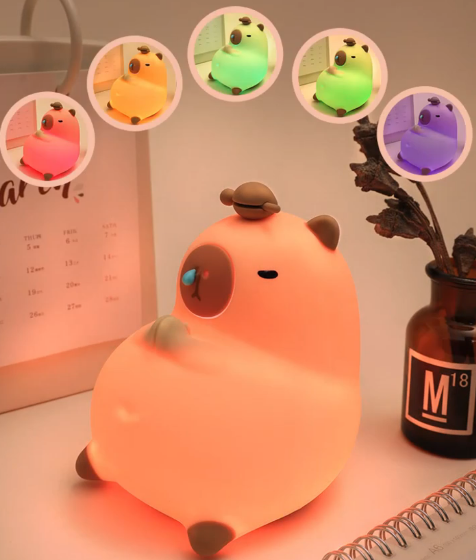 Wholesale Modern Pat Animal Lights and Lighting Nursing Home Cute Silicon Lamp Led Bedroom Night Lights for Living Room