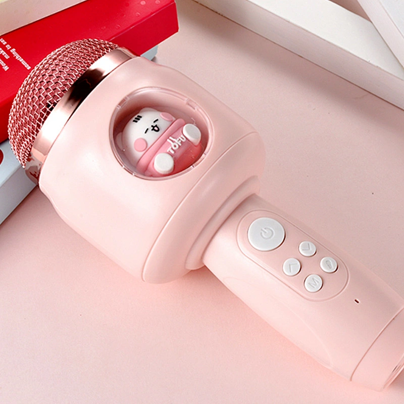 Handheld Wireless Microphone Speaker Kids Karaoke Microphone Mic Music Player Singing Recorder Ktv Microphone