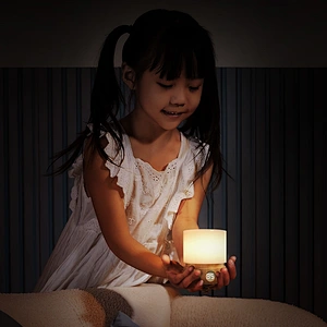Touch Sensor Bedside Lamp Smart LED Table Lamp Portable Atmosphere Lighting Dimmable RGB Led Desk Lamp Night Light