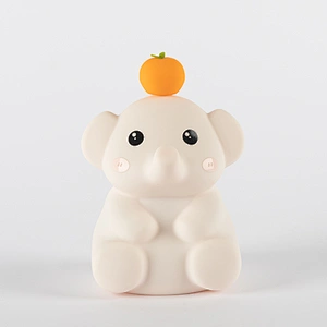 ICARER FAMILY Silicone Elephant Shape Night Light for Room Use