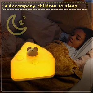 LED Cheese Emotional Lamp Modern Rechargeable USB Bedroom Lamp Best Gift Teenagers USB Powered Lamp
