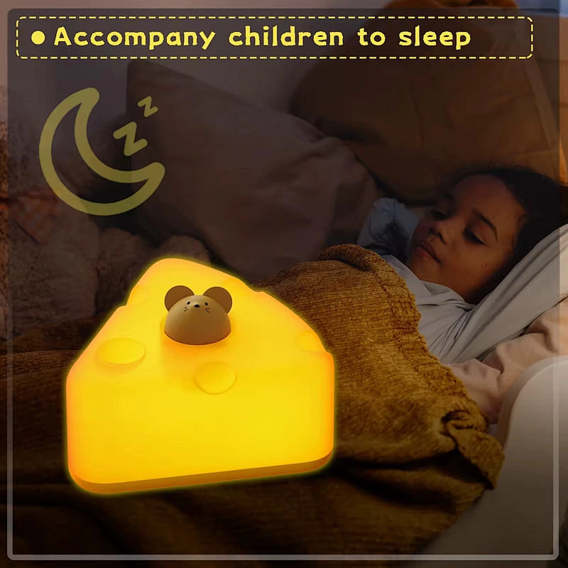 LED Cheese Emotional Lamp Modern Rechargeable USB Bedroom Lamp Best Gift Teenagers USB Powered Lamp