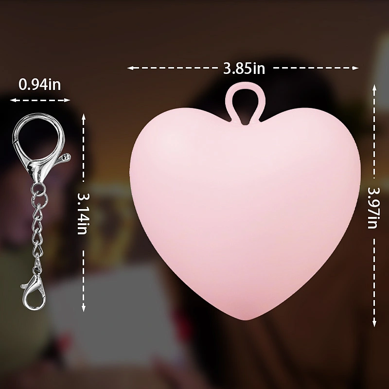 Heart Night Light Mini Touch Desk Lamp for Bedroom Couple Gift