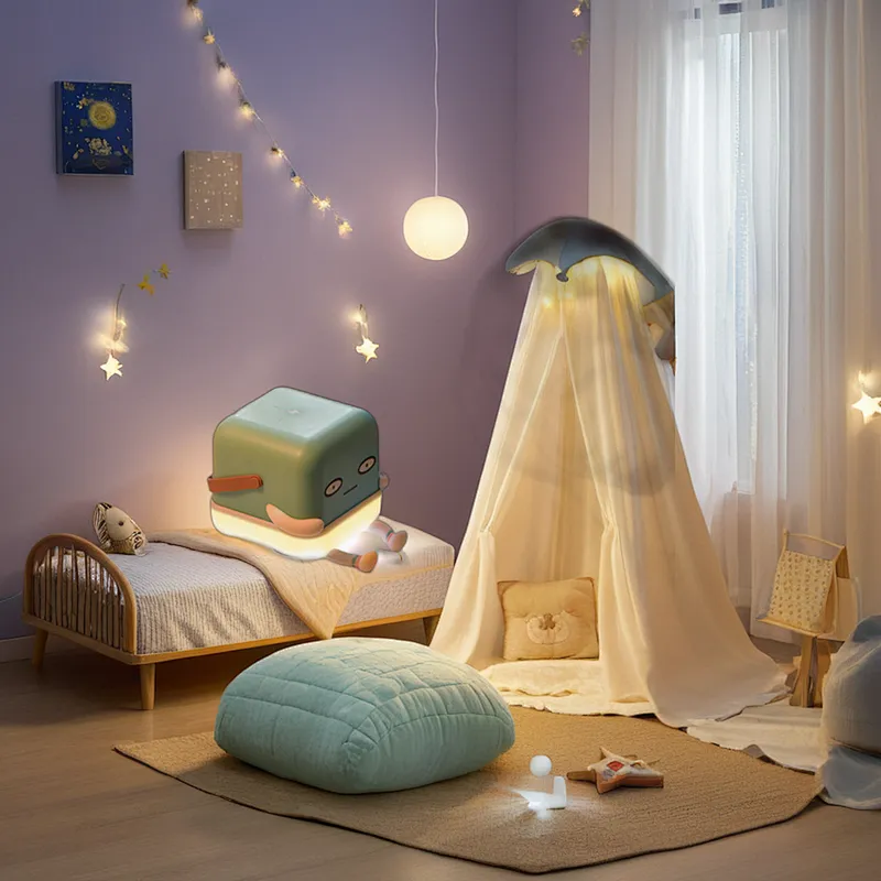 ICARER FAMILY  Night Light 1200mAh LED Smart Night Light for Children for Room Home Hotel