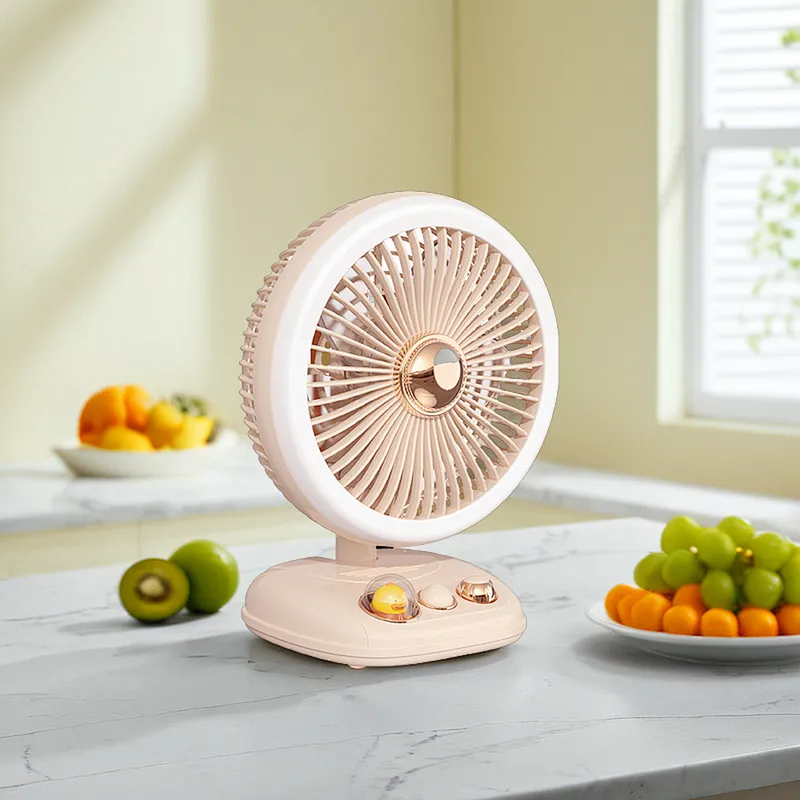ICARER FAMILY 4000mAh Desk Fan Customizable Folding Fan Table Outdoor Air Cooling Fan