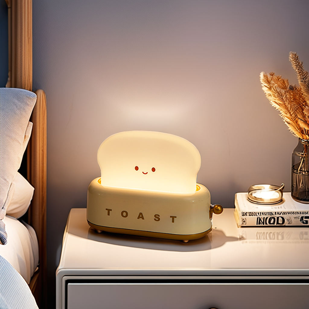 Smart Home Lights 1200mah Battery Present Gift for Friend Home Silicone Mini Night Lamp