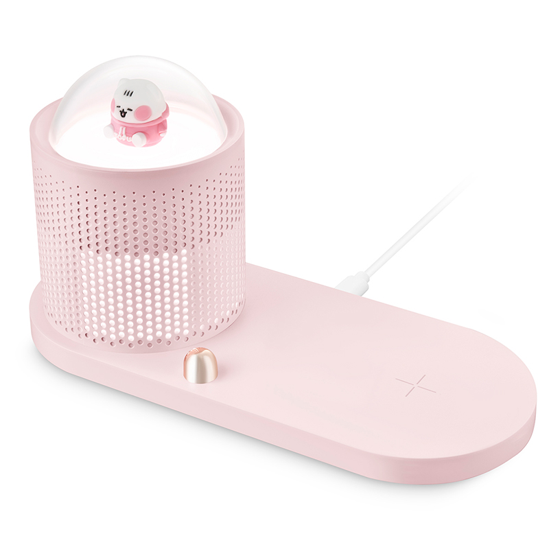 2021 Hot Selling  Cute Design 10W Fast Wireless Charger LED Portable Universal Mobile Phone Wireless Charger