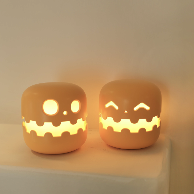 ICARER FAMILY Smart Night Light Led Holiday Decoration Light Halloween Pumpkin Lantern Night Light for Holiday Gift for Kids