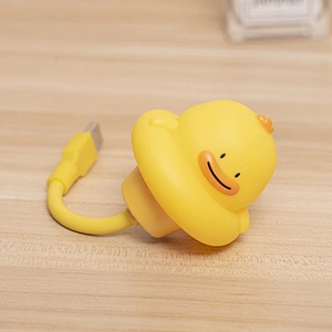 ICARER FAMILY Silicone Night Light for Kids Micro Usb Night Light for Babies Bedroom Staircase Smart Night Light