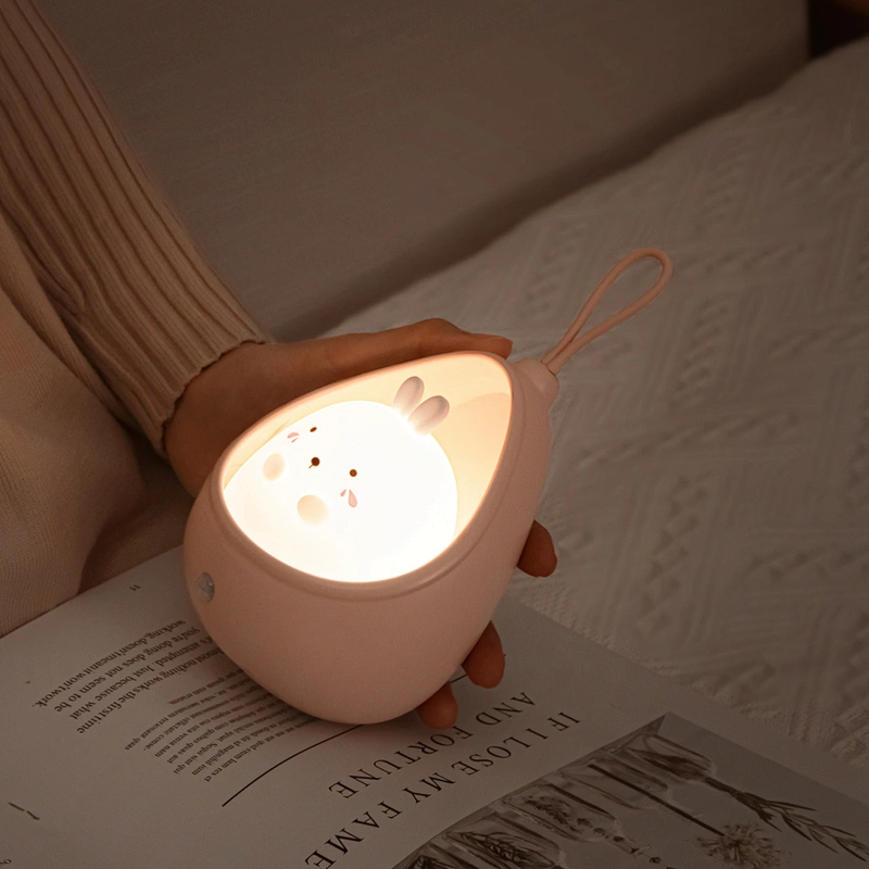 Customize Children Mini Cute Bedside Lamp Creative Baby Room USB Wall Plug in Small Bedroom Silicone Night Light for Kids