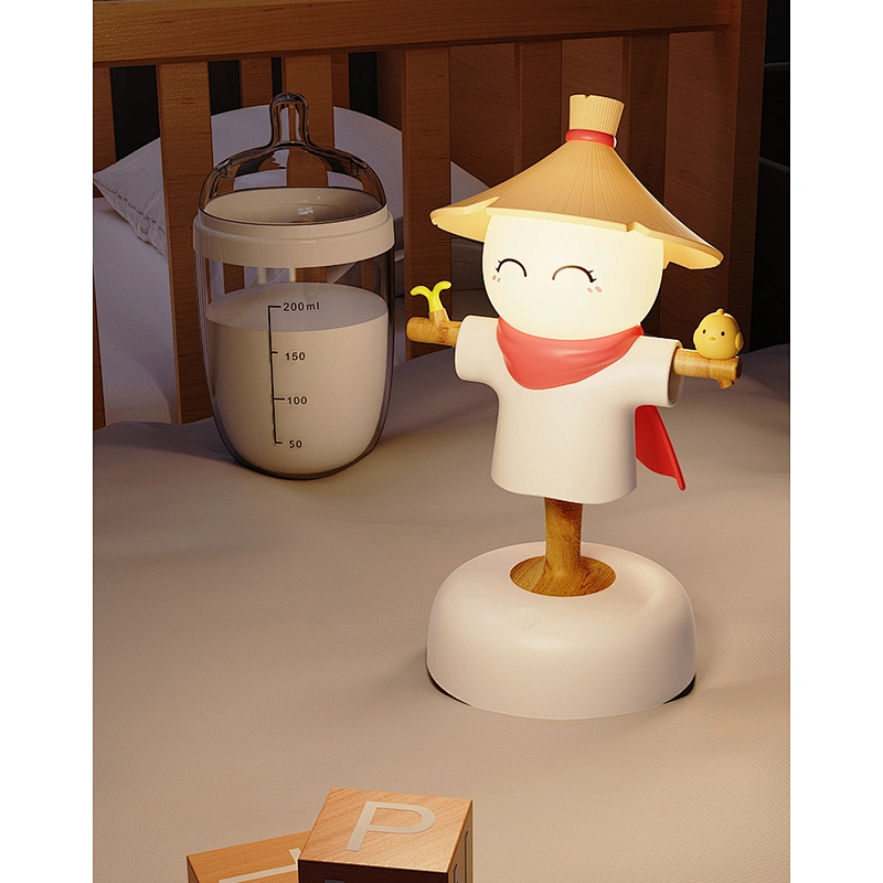 Scarecrow Night Light Unique Cute Mini Desk Lamp Multi Function LED Color
