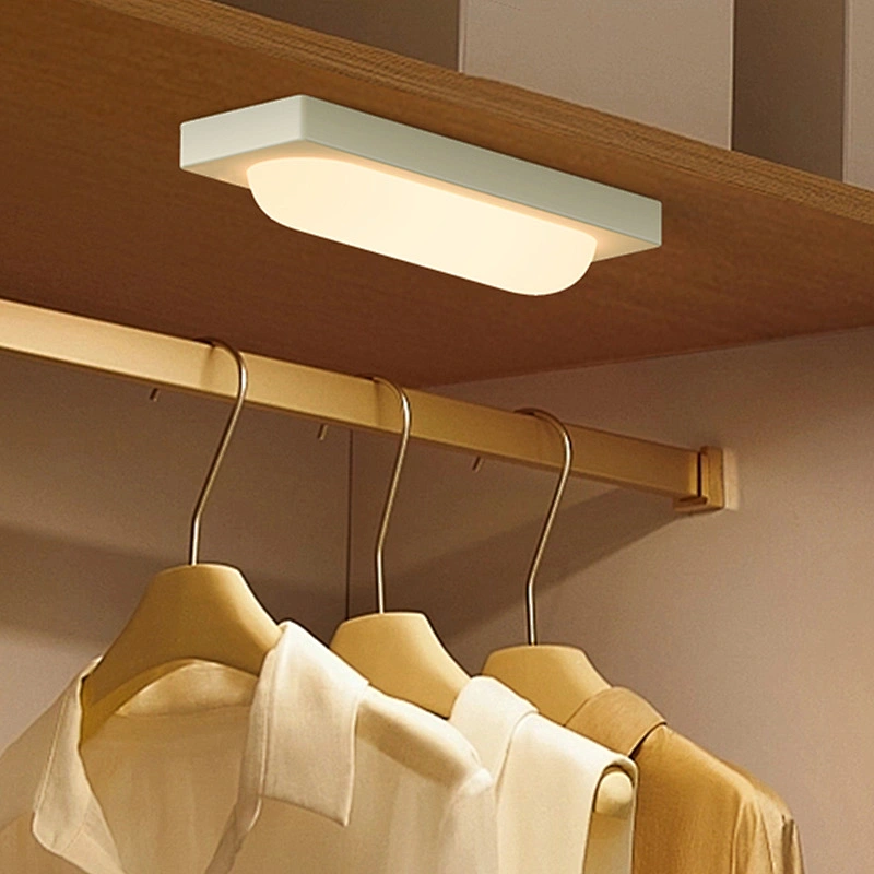 ICARER FAMILY Wall Magnetic Suction Wardrobe Night Light Lamp Baby Nursing Rechargeable Night Light for Bedroom