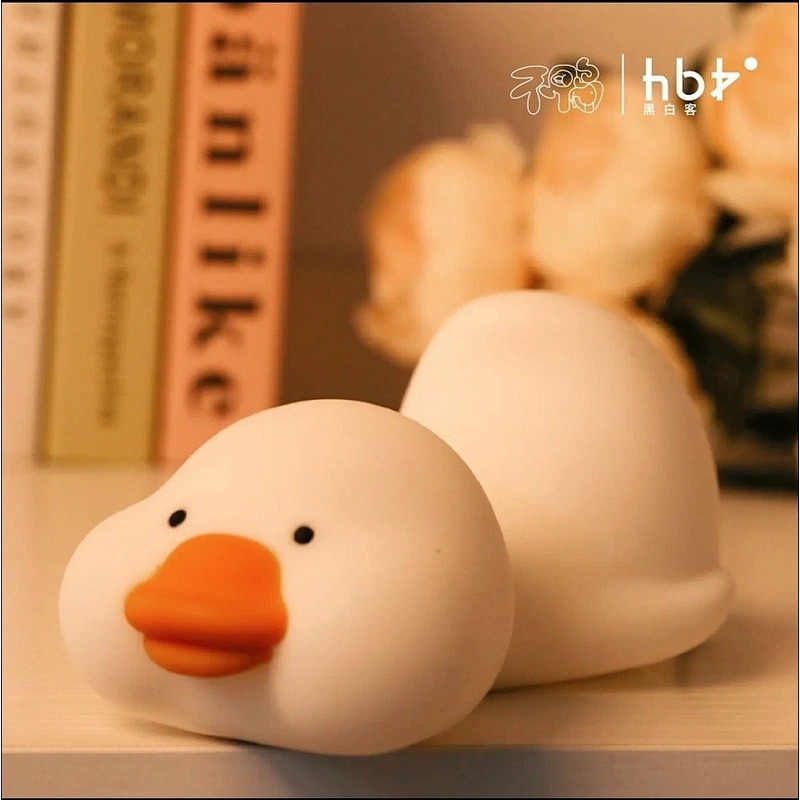 Cute Duck LED Tap Light with Cozy Restful Glow for Kids Bedroom and Gift Giving