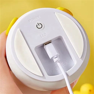 Remote Control Cute Silicone Toy Gift Kids Night Light Sleeping Children's Touch Led Animal Duck Night Lamp for Bedroom