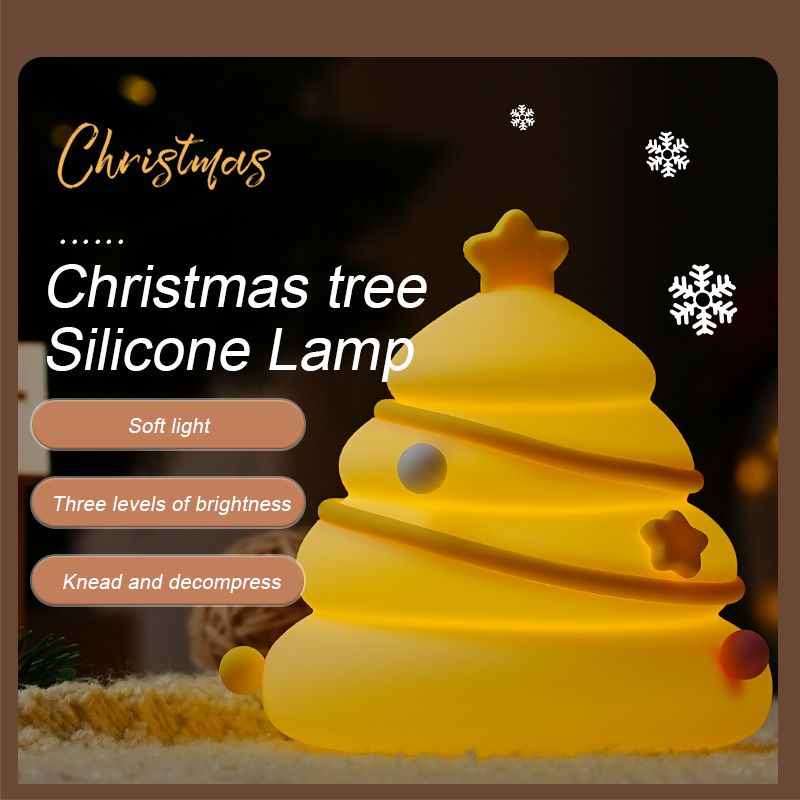 Decorative Christmas Tree LED Lamp Soft Glow for Warm Holiday Vibes Children Night Light