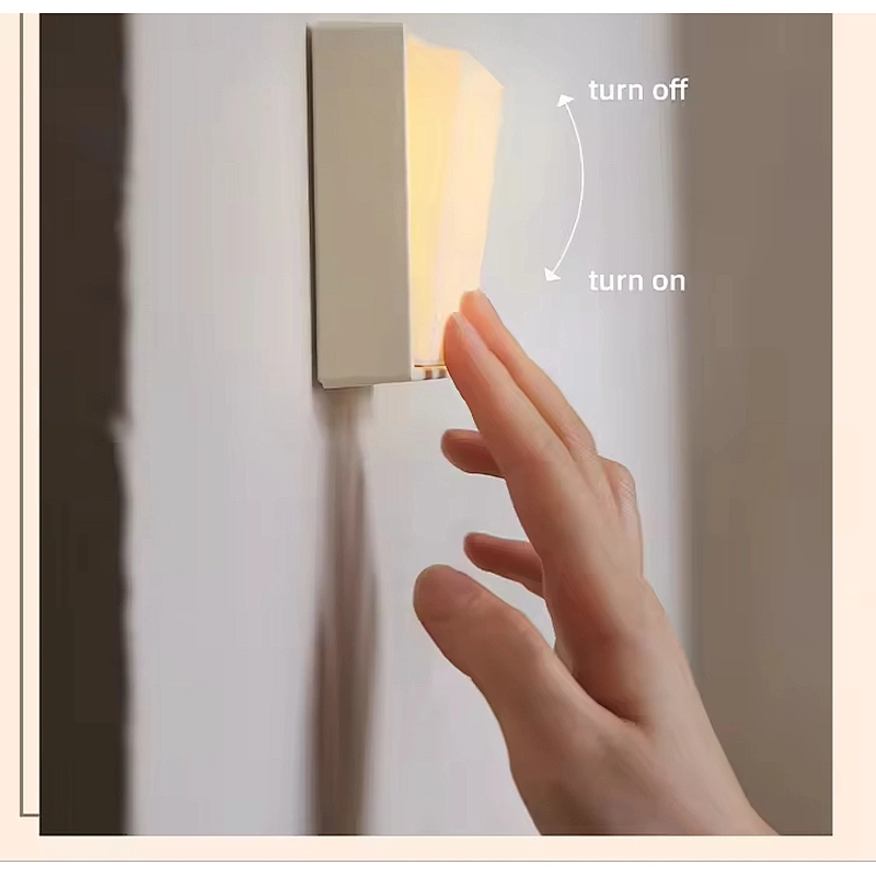 Unique Creative Wall Plug Modern Creative USB Night Lamp Home Room Decorative Rechargeable Led Toggle Switch Light for Bedroom