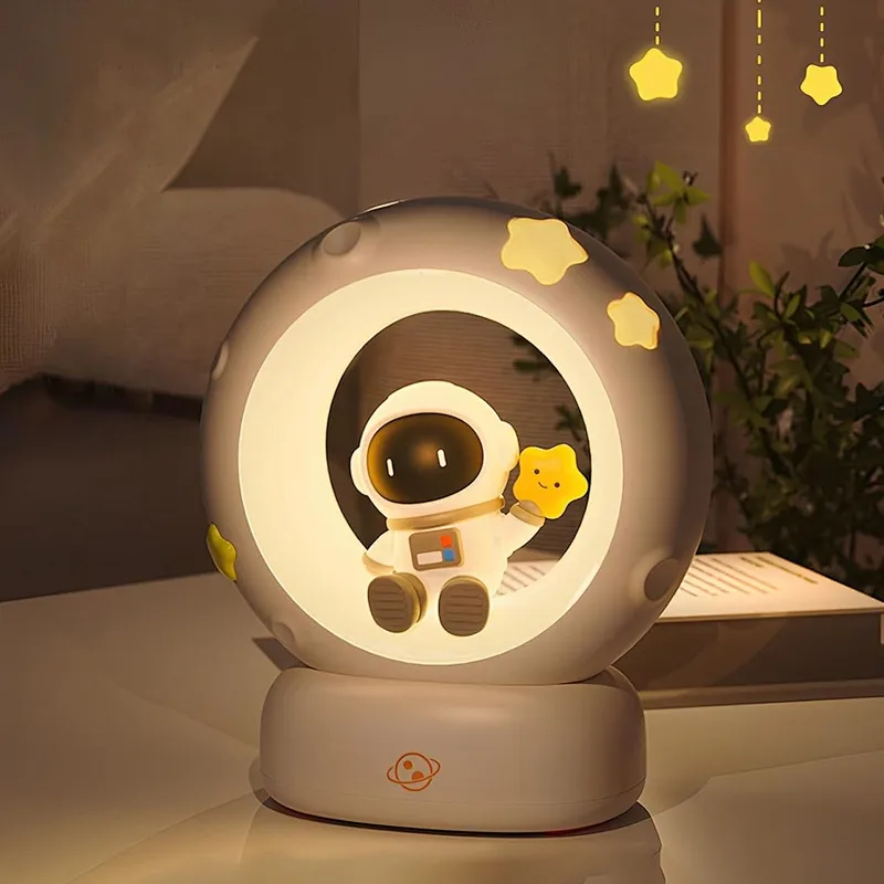 Touch Light Creative Star Moon Decorative Lamp Romantic Bedroom USB Rechargeable Night Light