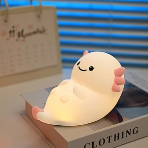 Touch Light Bedroom Light Lamp Dinosaur Pink Color Kids Cute Lamp Silicone Baby Night Lamp