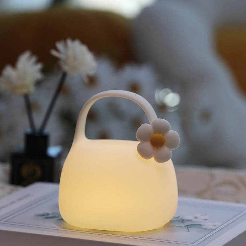 Children Cute Silicone Night Light for Kids Room Decor Tap Sensor Cartoon LED Light up Silicone Night Light