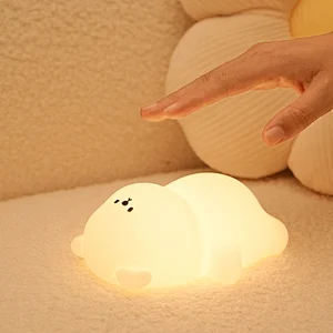 Factory Baby Silicone Night Light Sleep Night Light Baby Room Led Light Night Lamp Sleep Touch Sensor Led Lamp