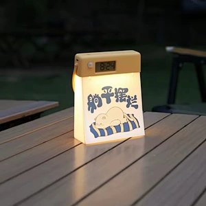 Cute Silicone Sensor Light with Calendar USB Rechargeable  Perfect Gift for Home Touch Light