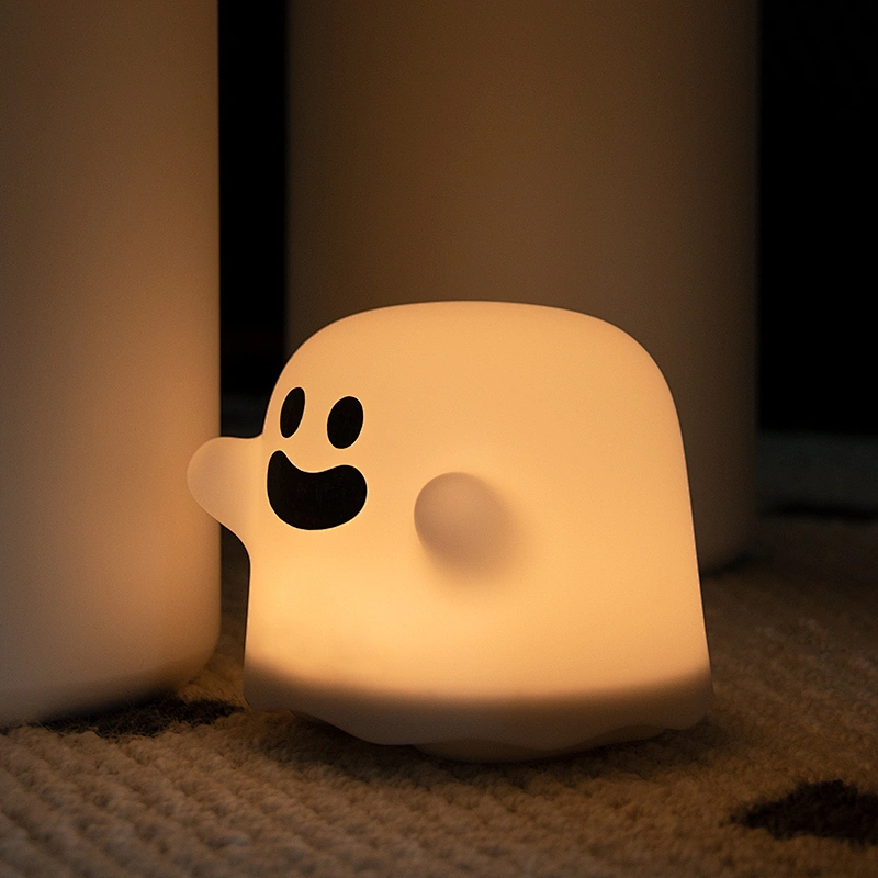 Halloween Ghost Home Decoration Table Lamps Mini Rechargeable Kids Children Room Light Small Led Night Lighting