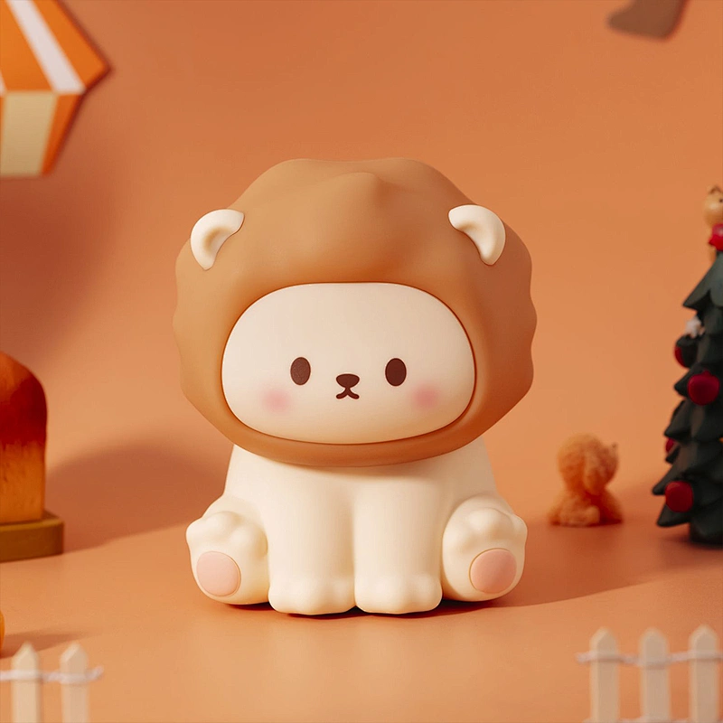 Cartoon Cute Creative Lion Children Living Room Lighting Rechargeable Sleep Table Lamp Mini Led Night Light for Kids