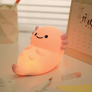 Baby Gift Toy Mini Bedroom Children Kids Lamp Touch Portable Children Silicone Living Room USB Sleeping Night Lights