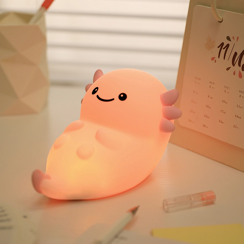 Baby Gift Toy Mini Bedroom Children Kids Lamp Touch Portable Children Silicone Living Room USB Sleeping Night Lights