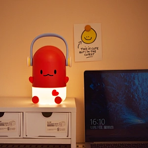 ICARER FAMILY Custom Night Light  with Built-In Battery Rechargeable Usb Night Light for Kids Bedroom Smart Night Light