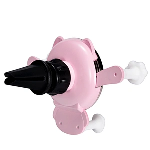 Icarer Family Universal Mobile Cell Phone Accessories Mount Cute Giraffe Silicon Car Air Vent Smart Phone Holder