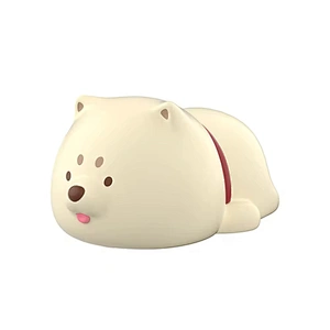 Cute Kids Soft Silicone Gift Toy Animal Dog Pat Control Home Room Unique Decoration Desk Lights Children Night Light for Decor